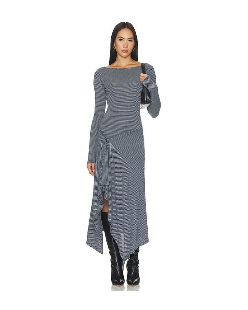 ALL THE WAYS Blue Nikola Midi Dress