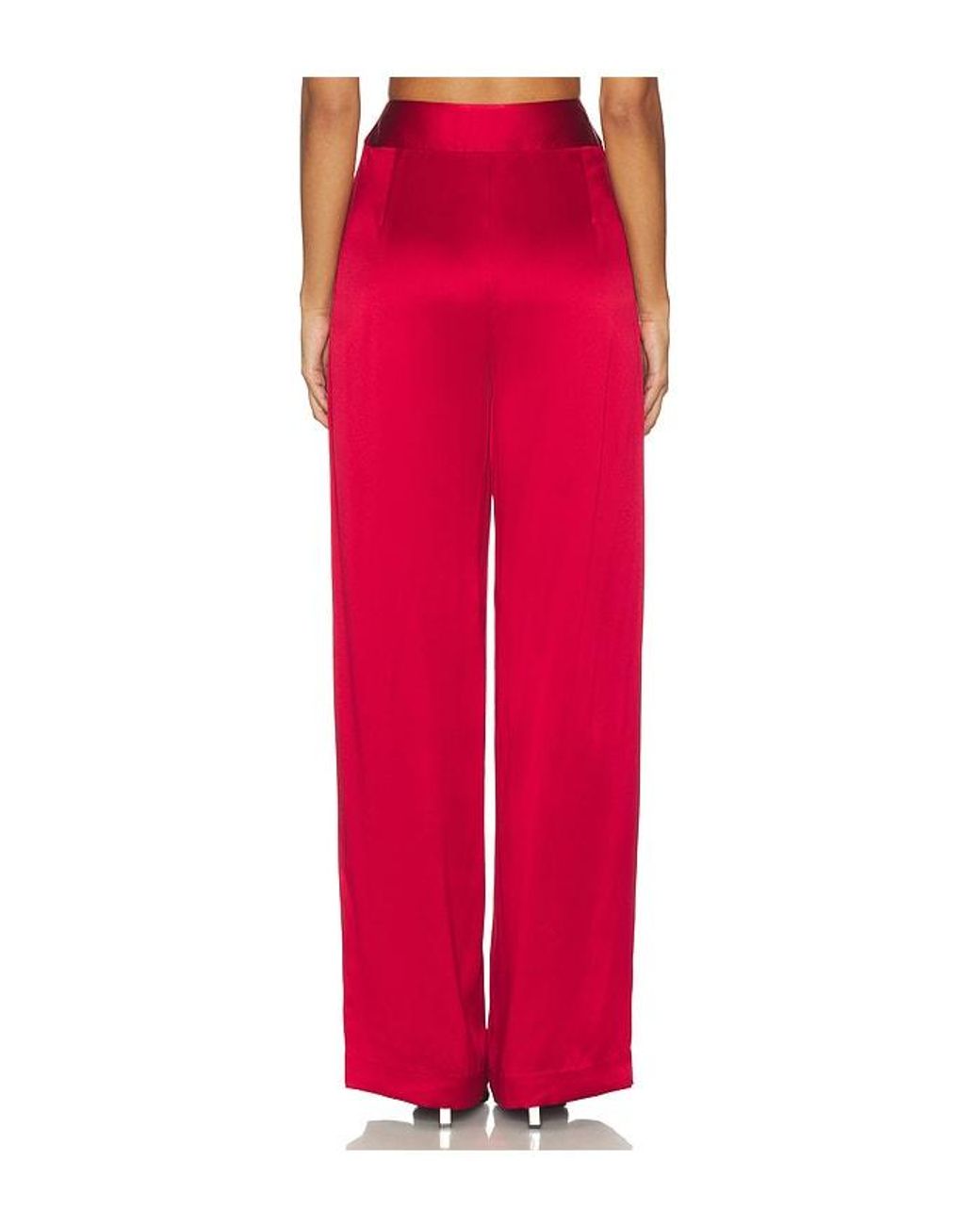 The Sei Red Relaxed Trouser
