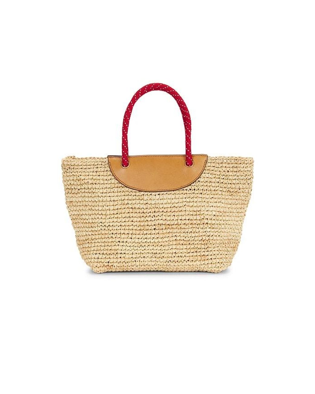 Madewell Multicolor Raffia Mini Tote Bag