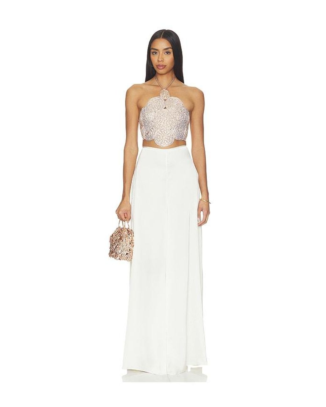 Maylé Vásquez White Punta Pants