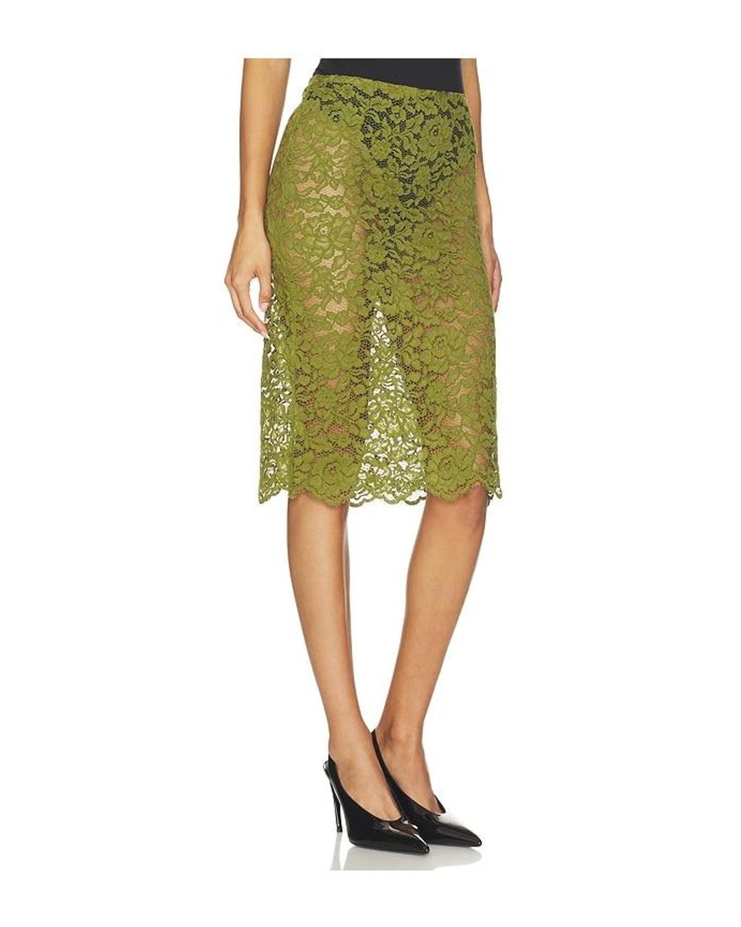Nbd Green Amna Pencil Skirt