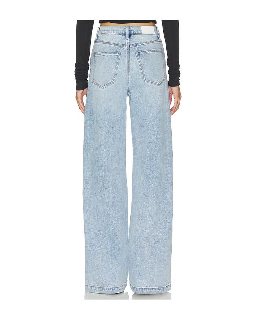 Pistola Blue Lana High Rise Ultra Wide Leg Jeans