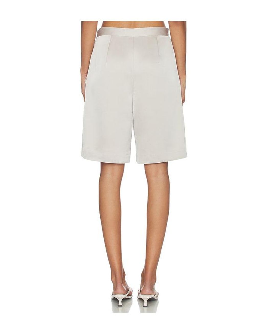 Susana Monaco White Satin Short