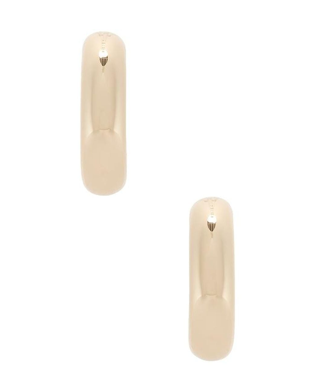 Jenny Bird White Large Gia Hoops