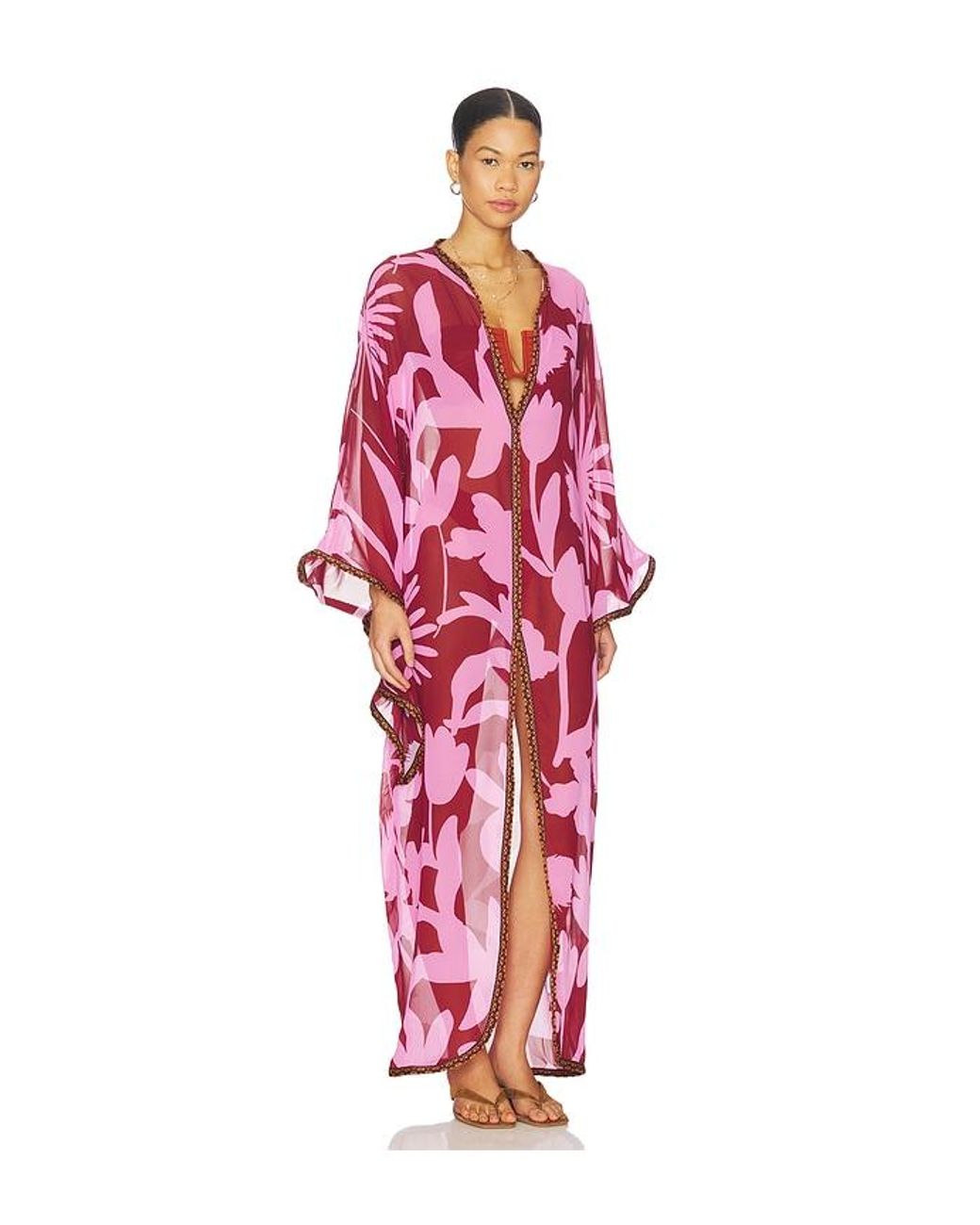 Eywasouls Malibu Red Jaya Dress