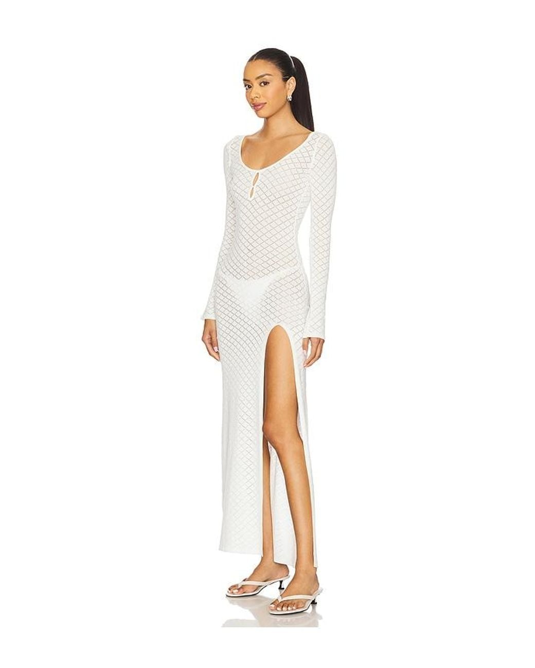 superdown White Azalea Maxi Dress