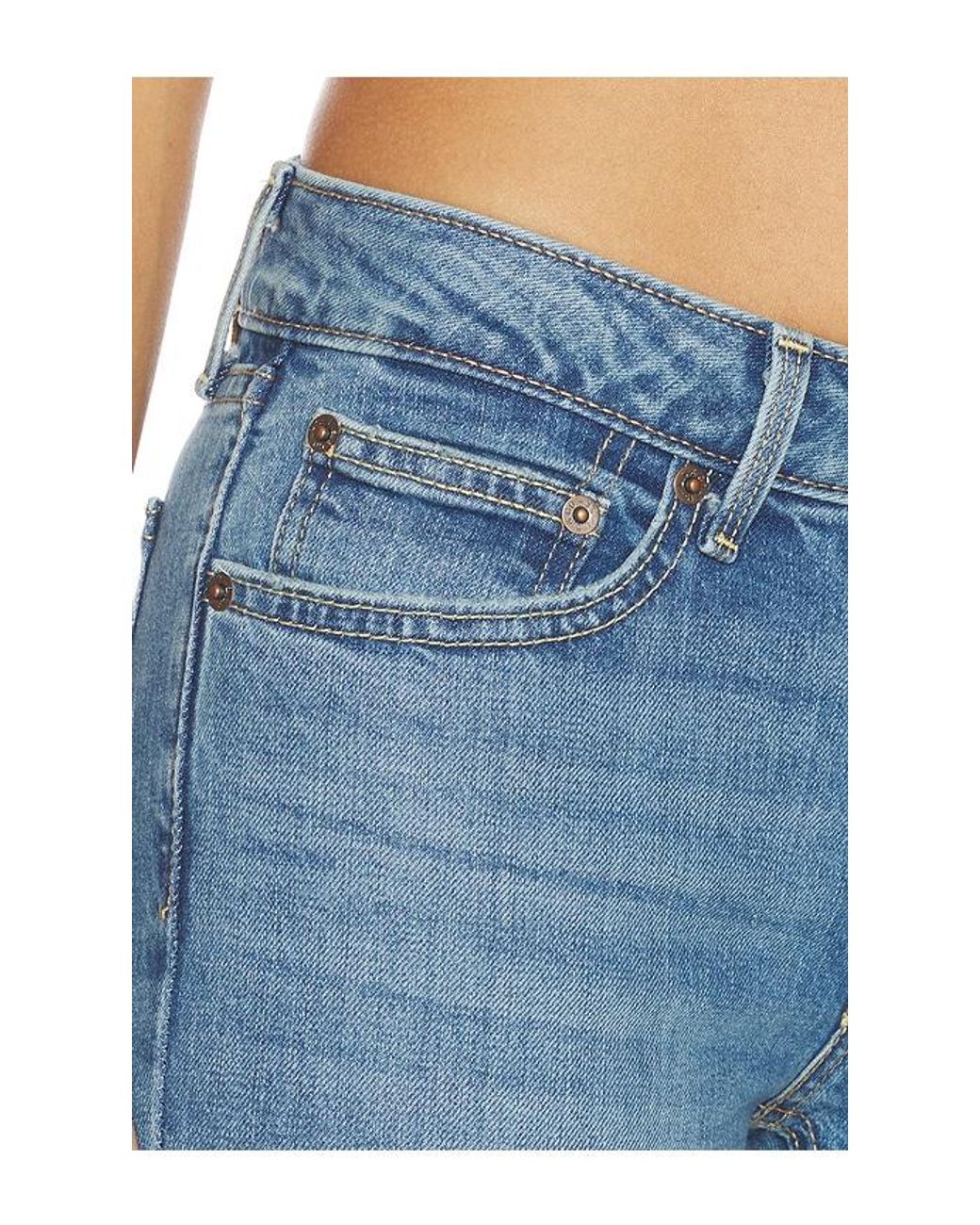 Levi's Blue Low Slim Boot