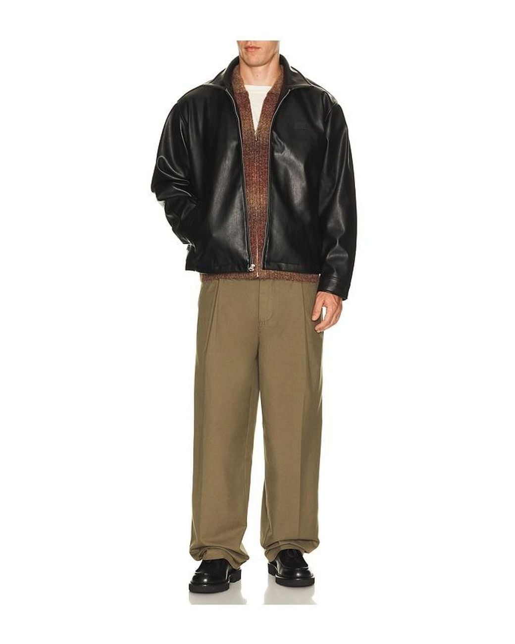 Obey Green Dean Pleated Pant for men