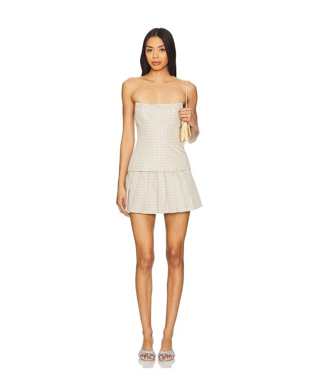 Lovers + Friends White Alaina Mini Skirt