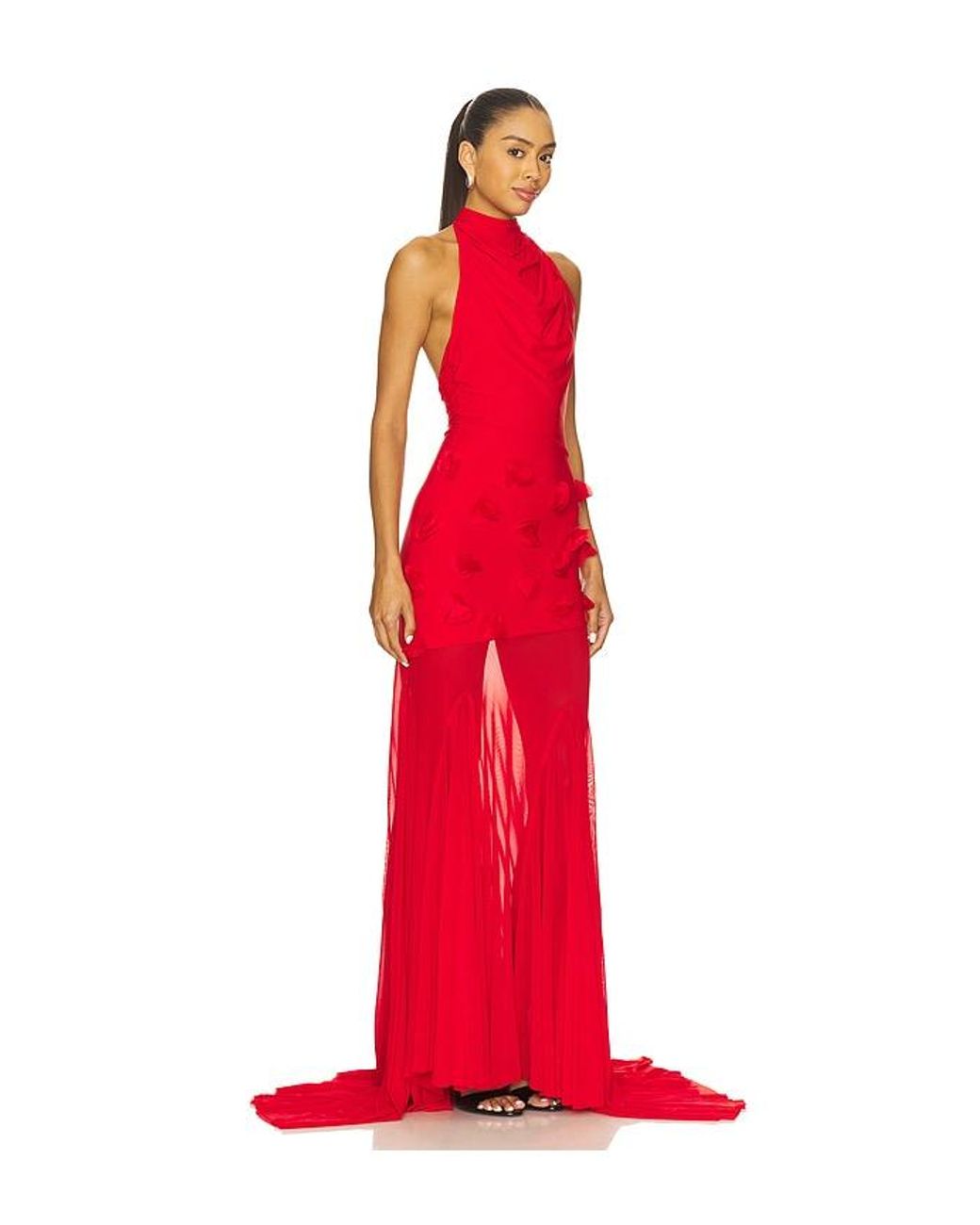 Deme by Gabriella Red Celeste Gown