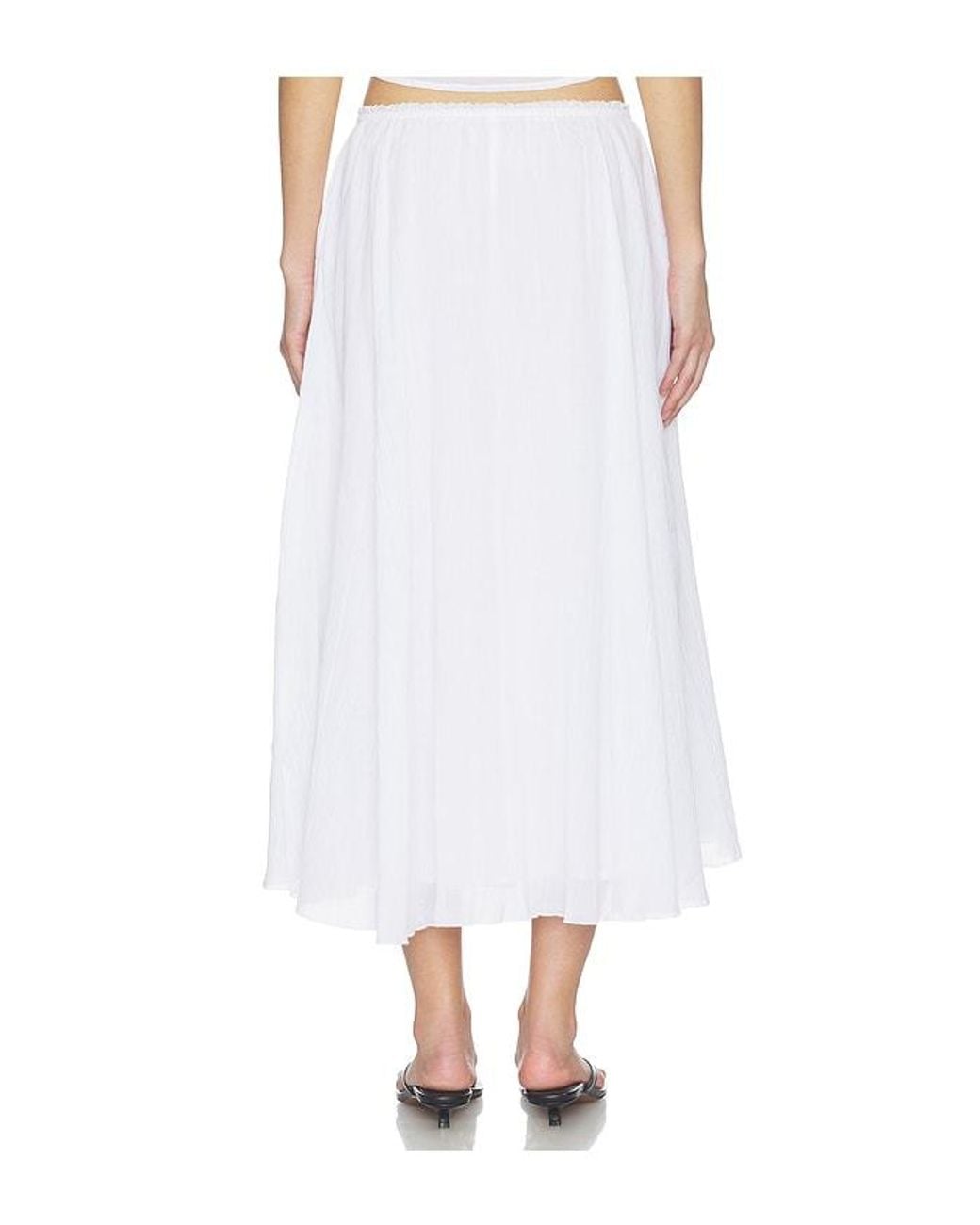 GUIZIO White Formentera Skirt