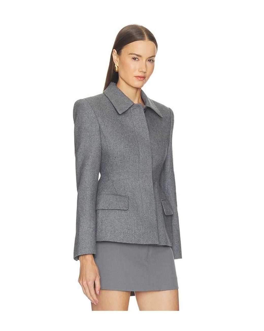 Source Unknown Gray Terzo Hourglass Blazer