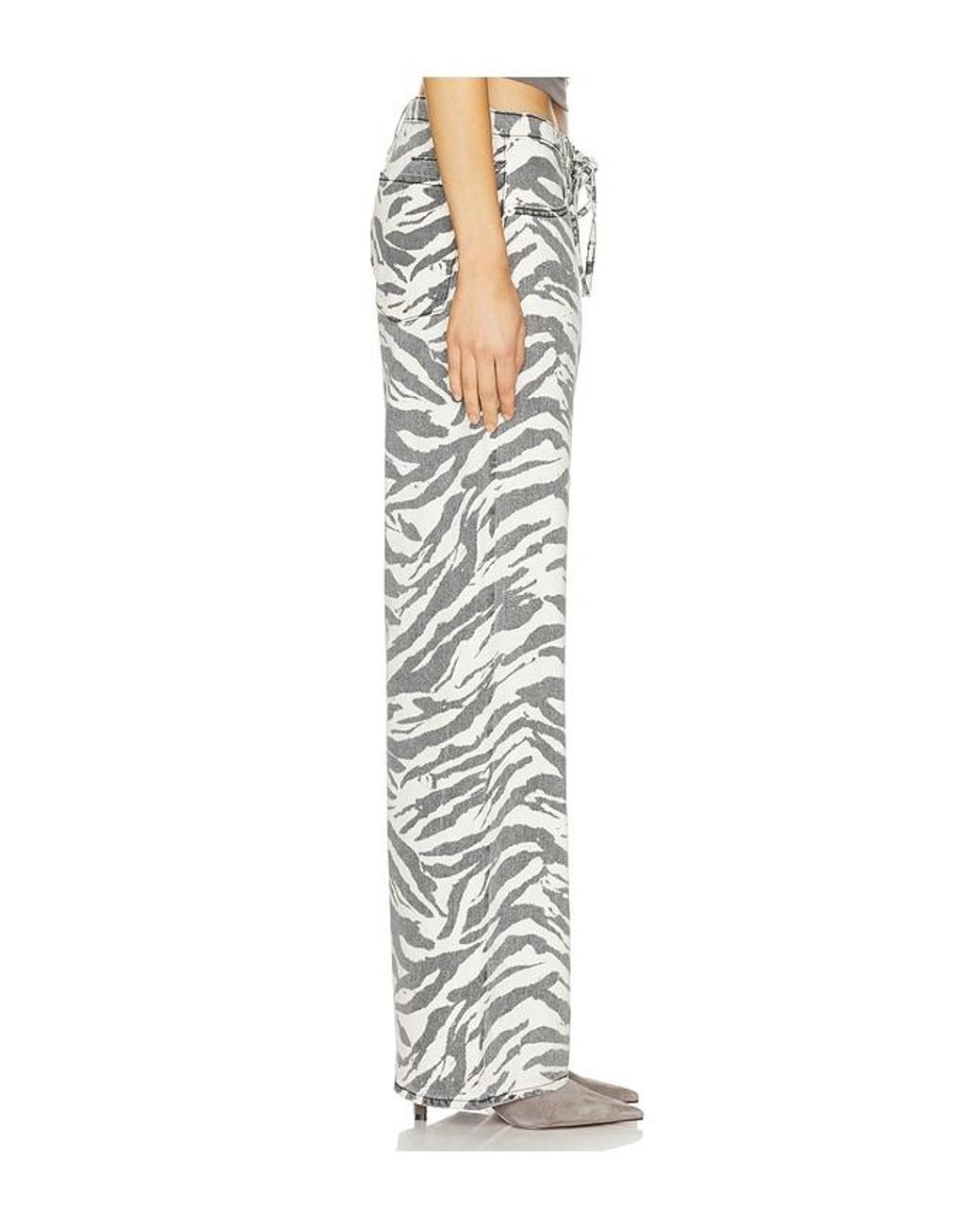 Rag & Bone White Phoebe Drawstring Jeans
