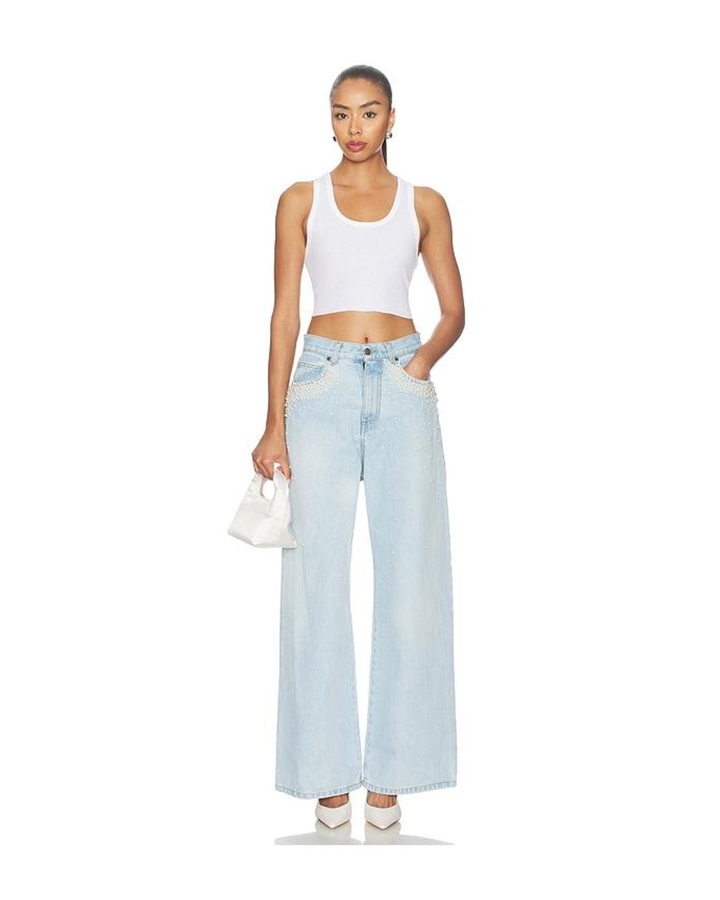 GIUSEPPE DI MORABITO Blue Denim Trouser