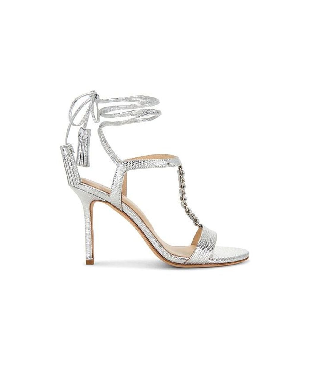 L'Agence White Bond Sandal