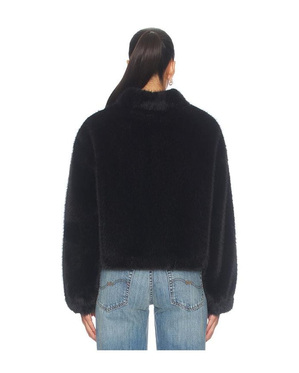Sanctuary Blue Everest Faux Fur Bomber