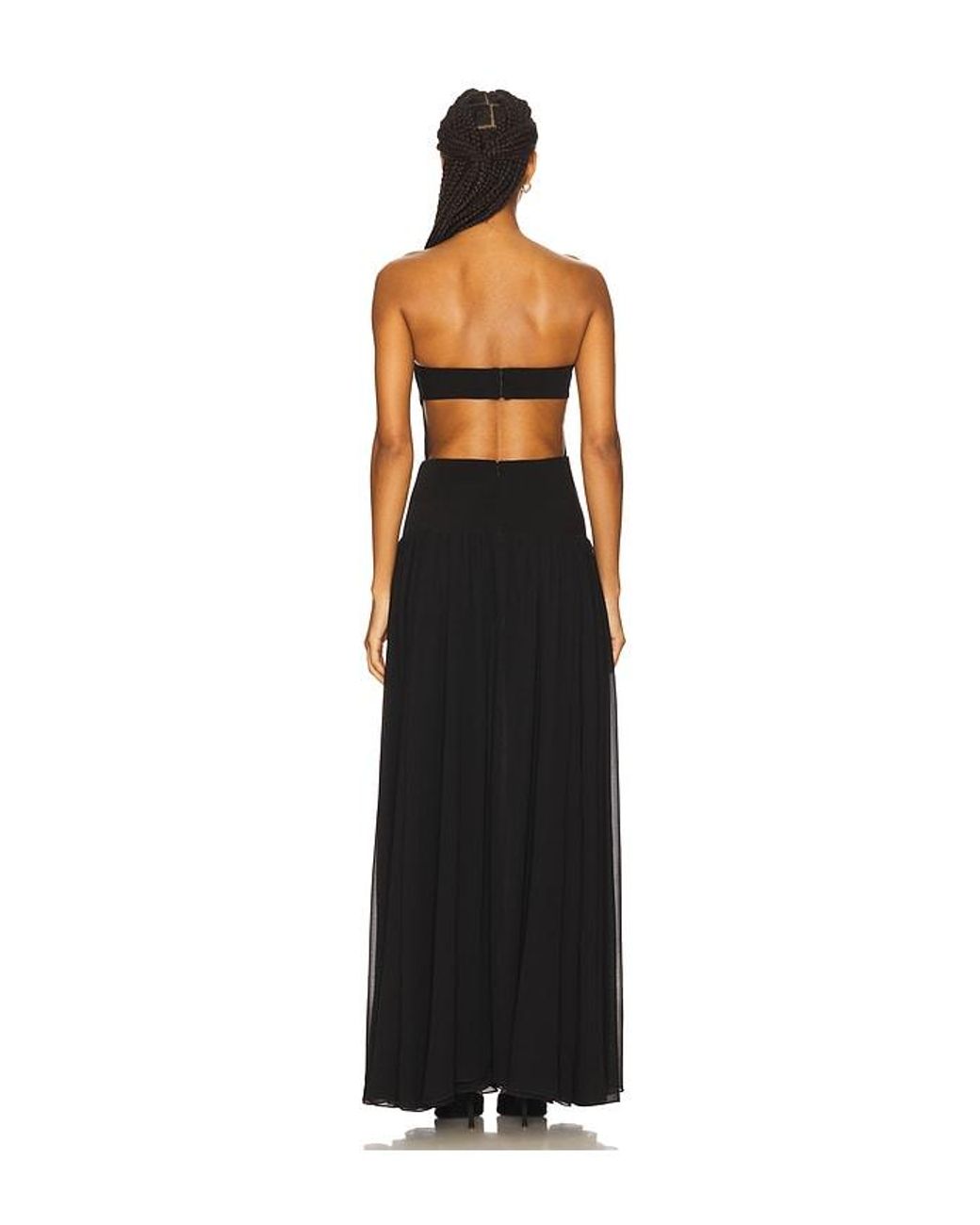 Lovers + Friends Black Margot Gown