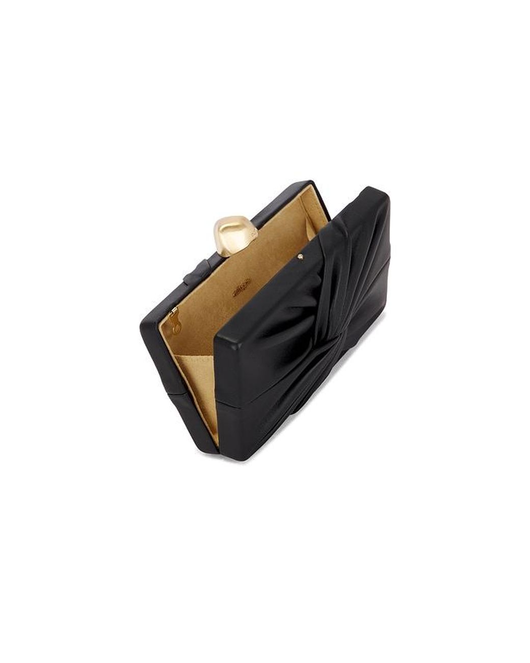 Cult Gaia Black Lisse Clutch