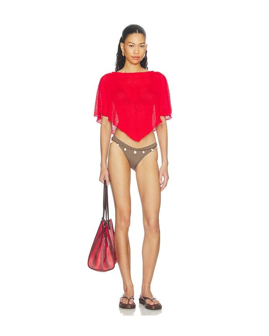 Lovers + Friends Red Fayette Top