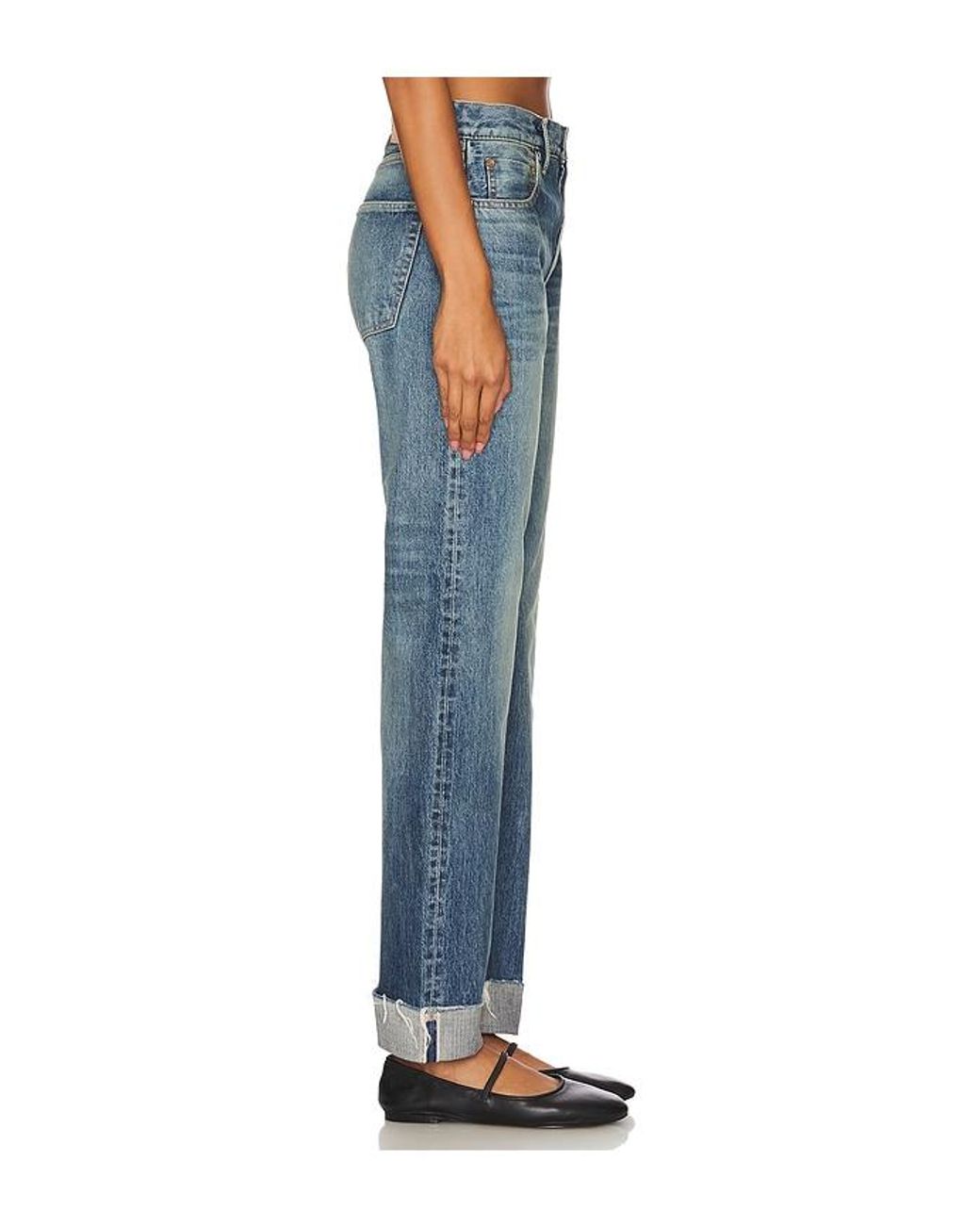 Moussy Blue Hopewell Straight Jeans