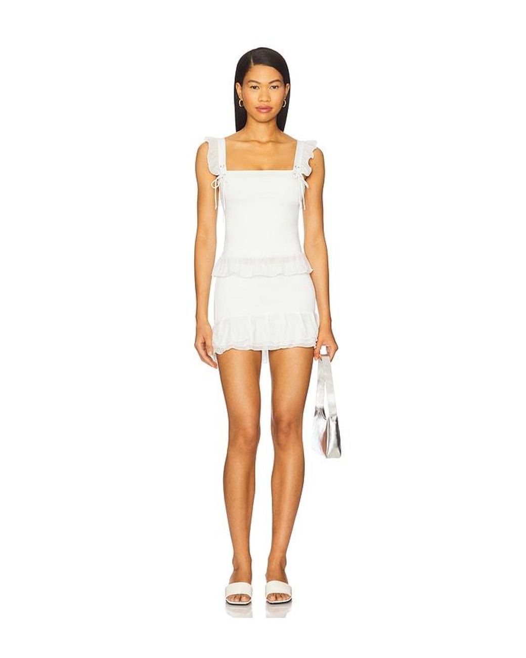 OW Collection White X Revolve Elena Mini Skirt