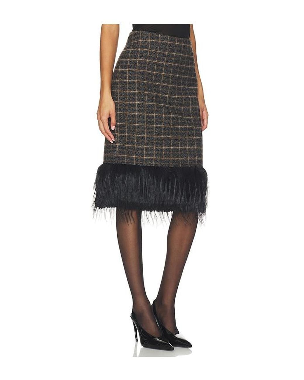 AFRM Black Talon Skirt