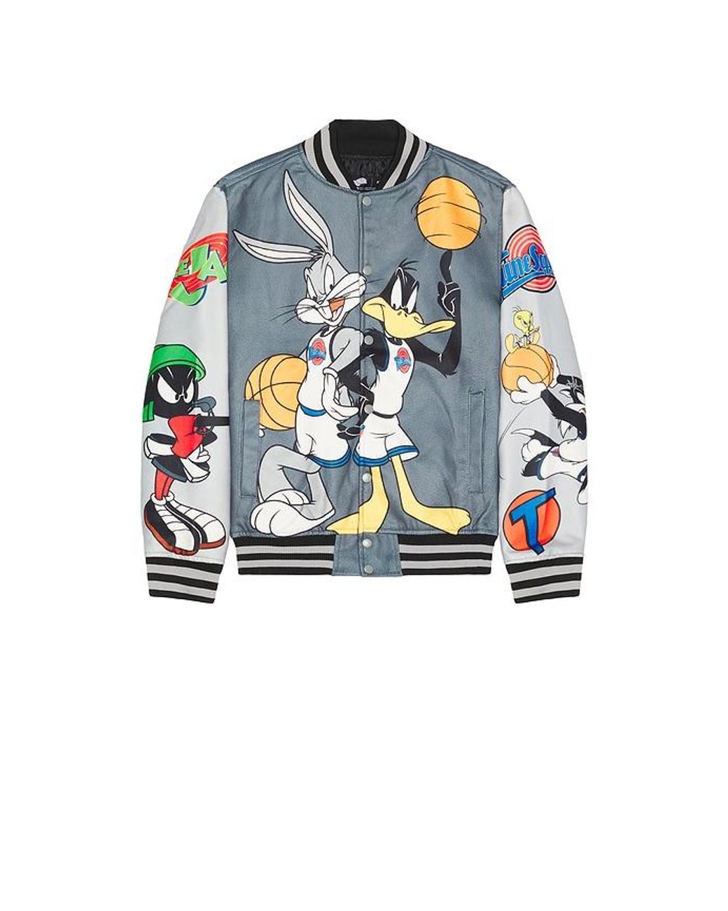 Reason Blue Space Jam Varsity Jacket for men