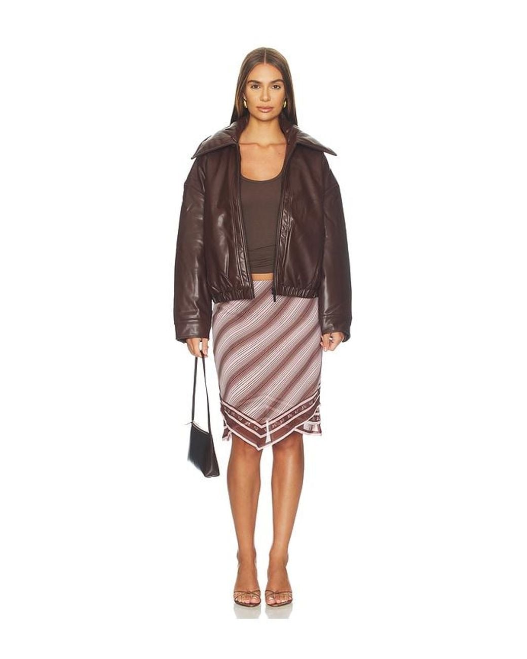 Bec & Bridge Brown Dena Oversized Jacket