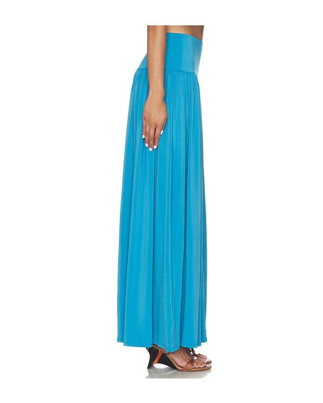 Lovers + Friends Blue Justine Maxi Skirt