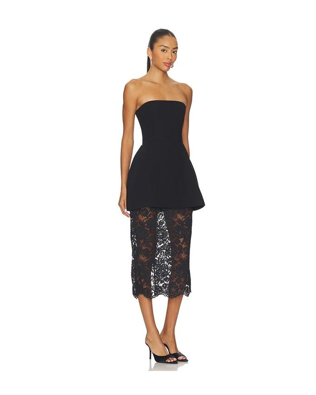 Amanda Uprichard Black Jada Dress