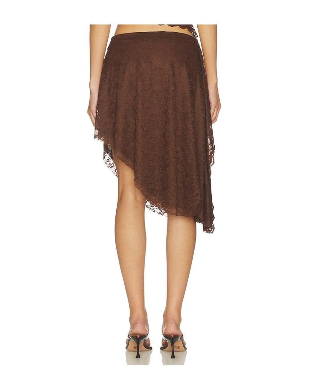 SOVERE Brown Harper Skirt