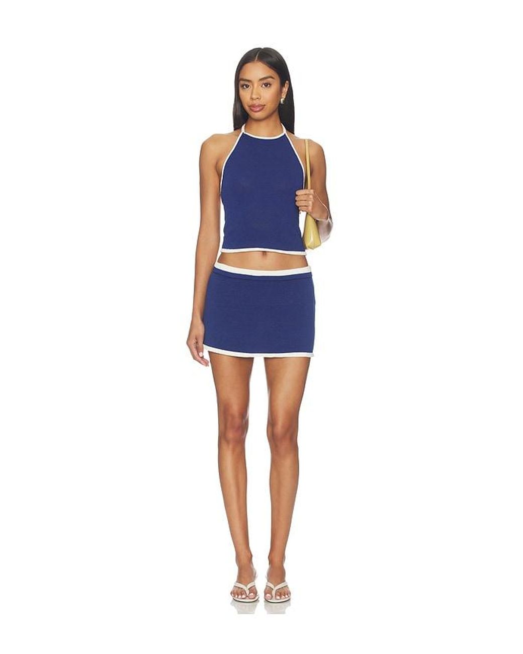 SER.O.YA Blue Zava Knit Top