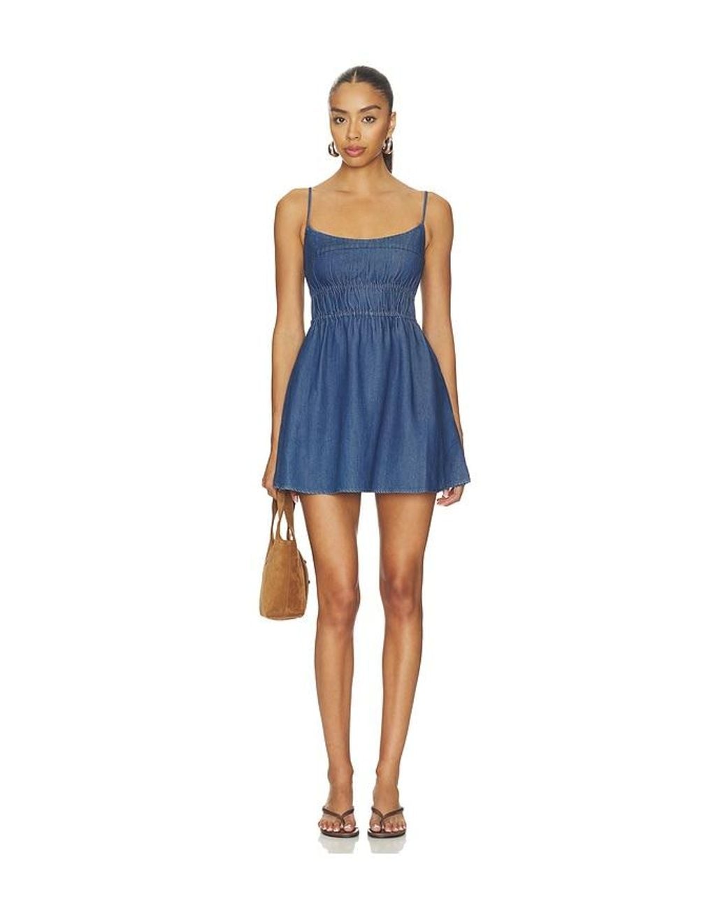 Lovers + Friends Blue Juni Mini Dress