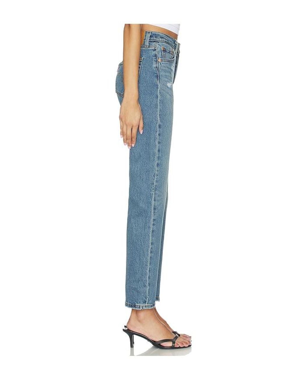Levi's Blue 501 Curve Straight Jeans