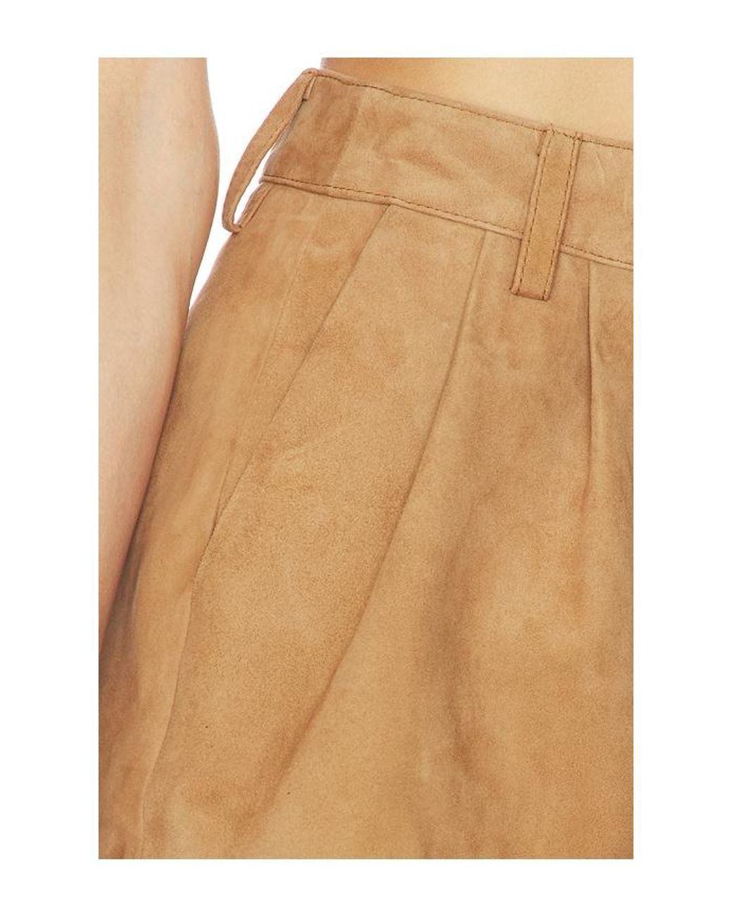 retroféte Natural Reyes Suede Short