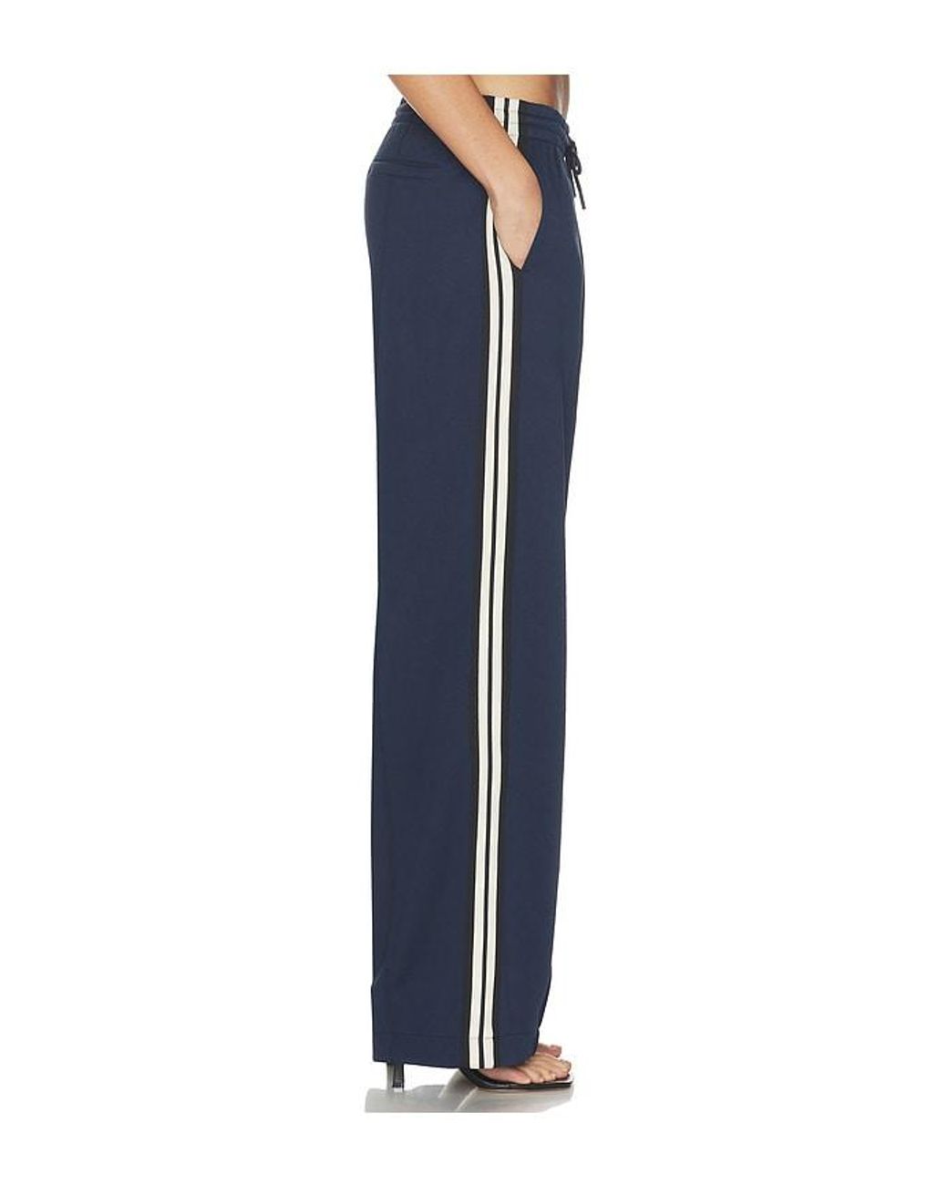 GOOD AMERICAN Blue The Track Pant
