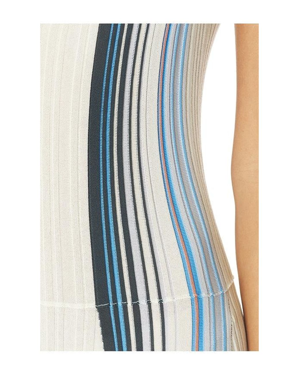 Theory White Drape Tank Dress