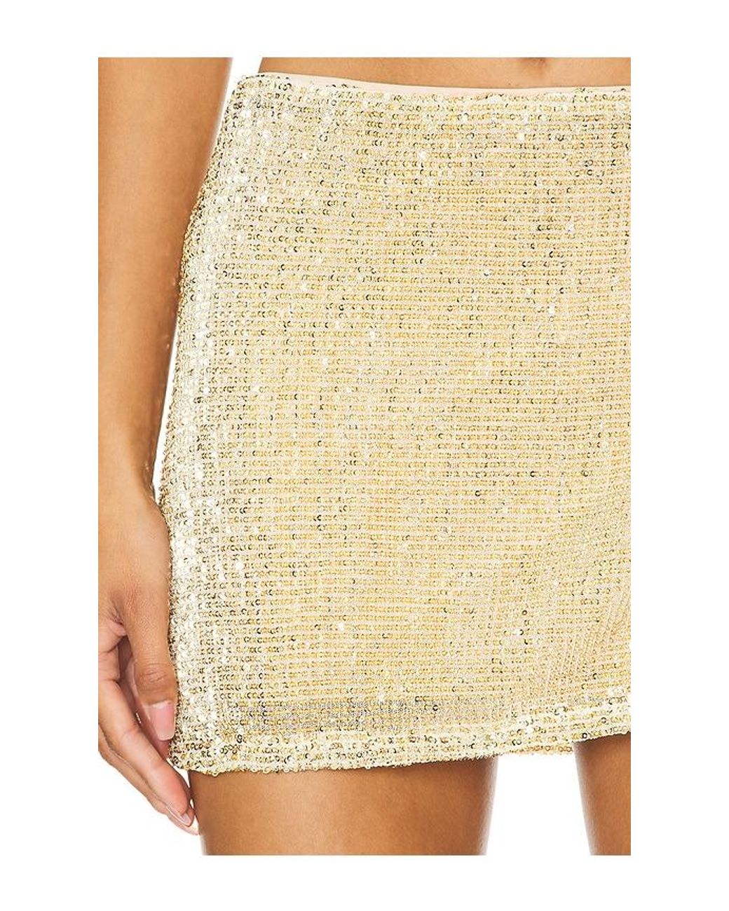 Lovers + Friends White Selma Mini Skirt
