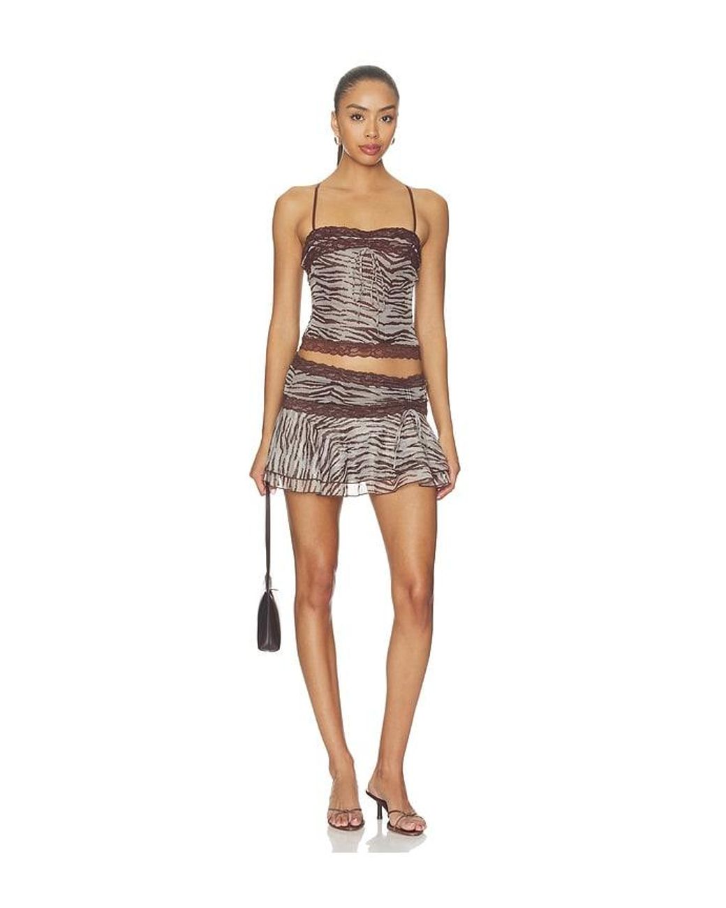Tiger Mist Multicolor Vira Top