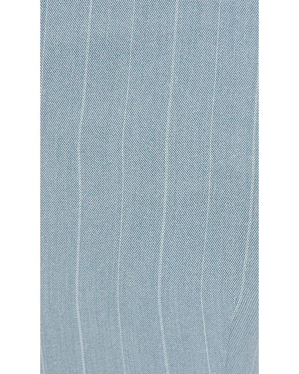 Line & Dot Blue Margo Top