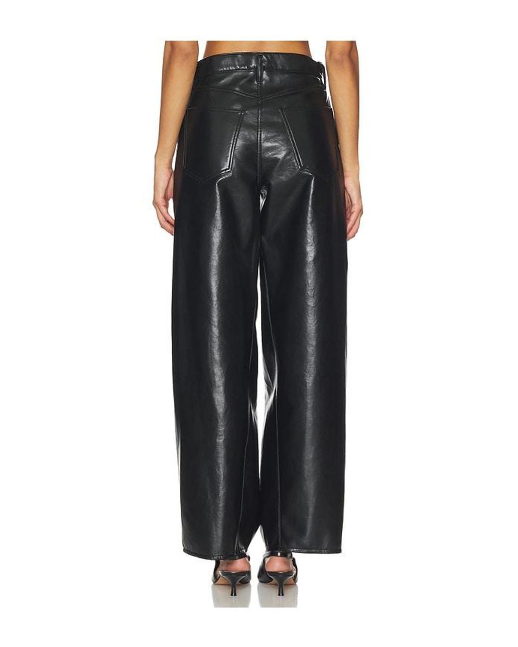 Agolde Black Twist Wide Leg