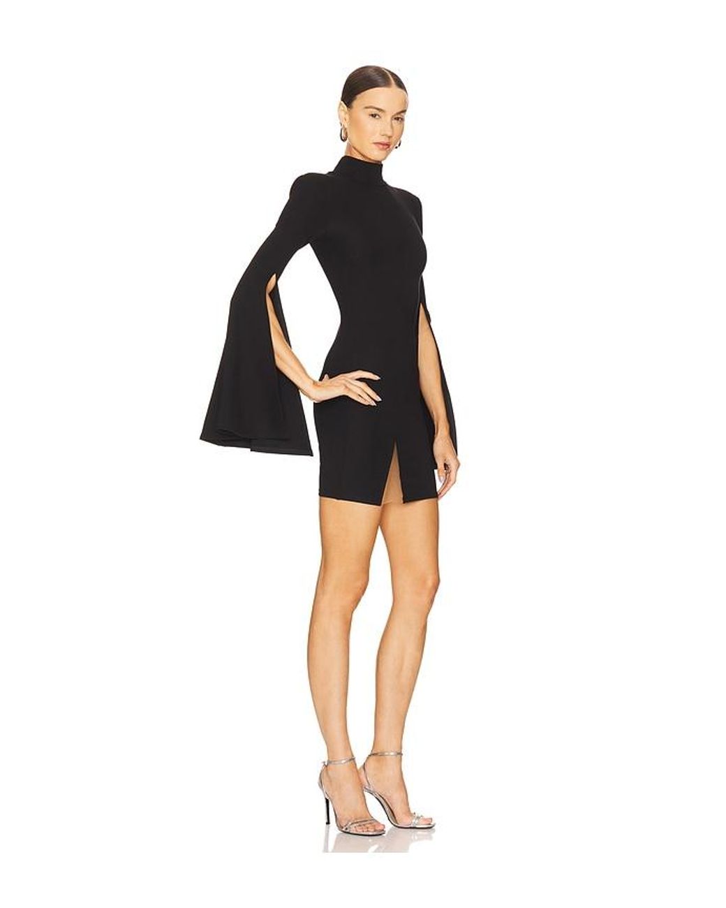 black dress revolve Short Sleeve Round Neck Maxi Dress