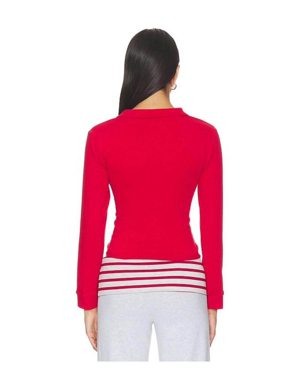 Lioness Red Mile High Long Sleeve Top