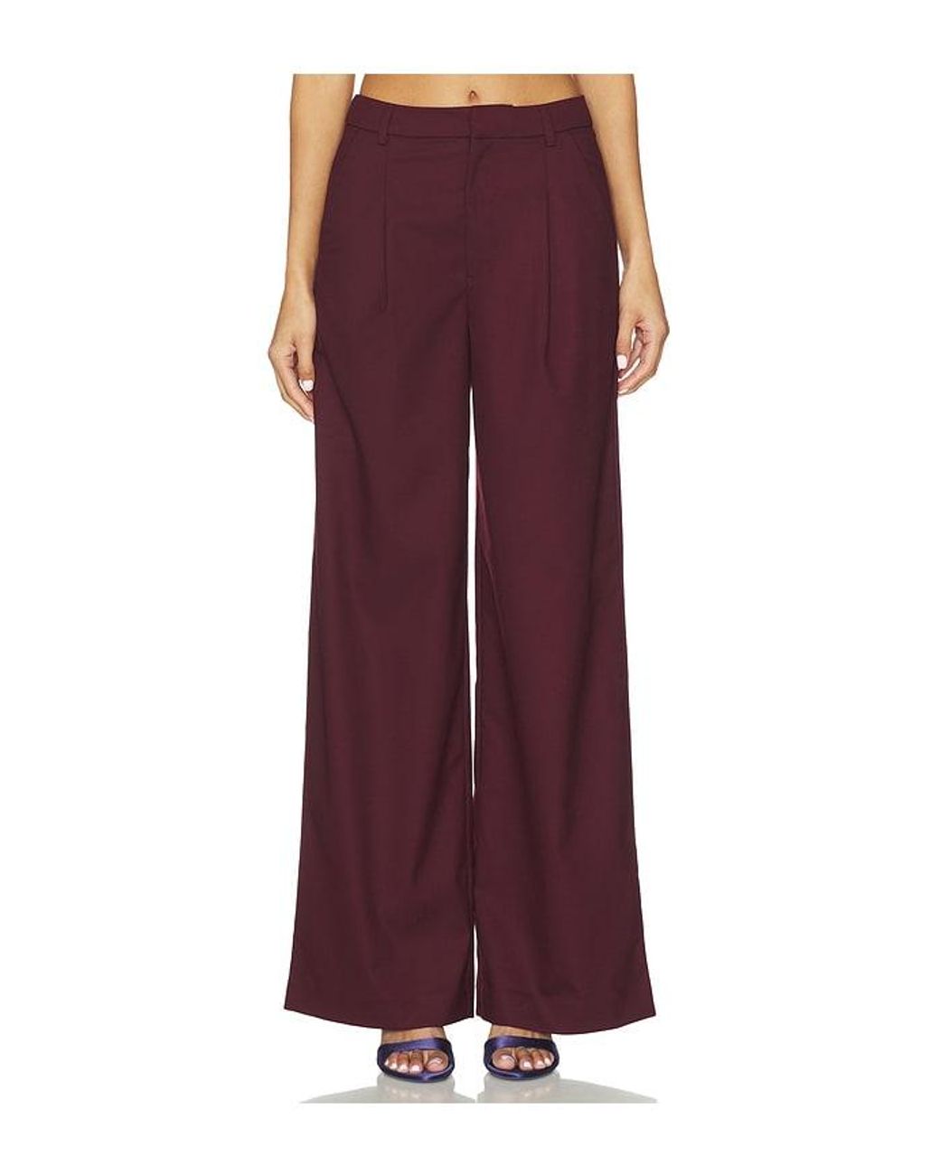 Gestuz Red Paula Midwaist Pants