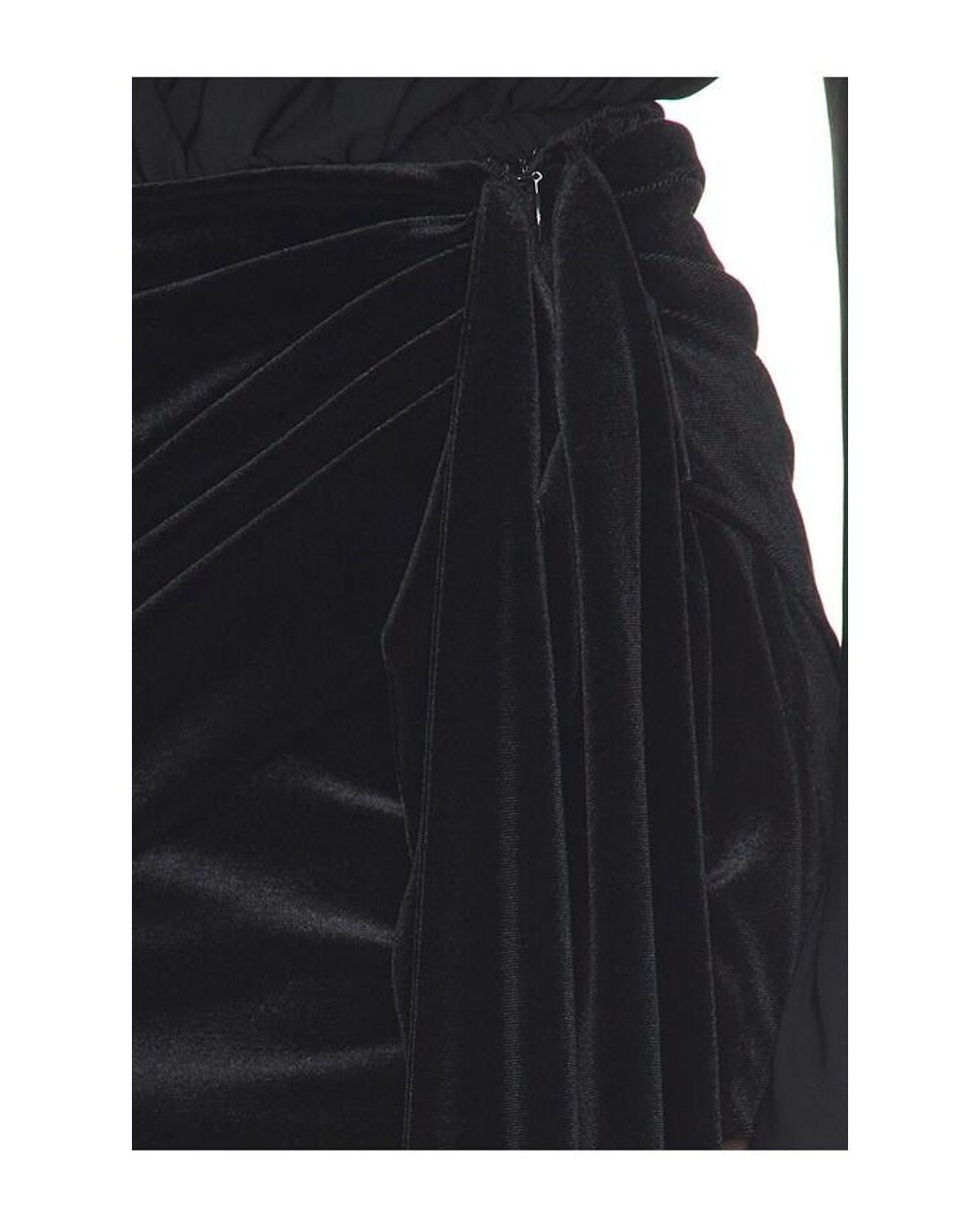 retroféte Black Imperia Velvet Skirt