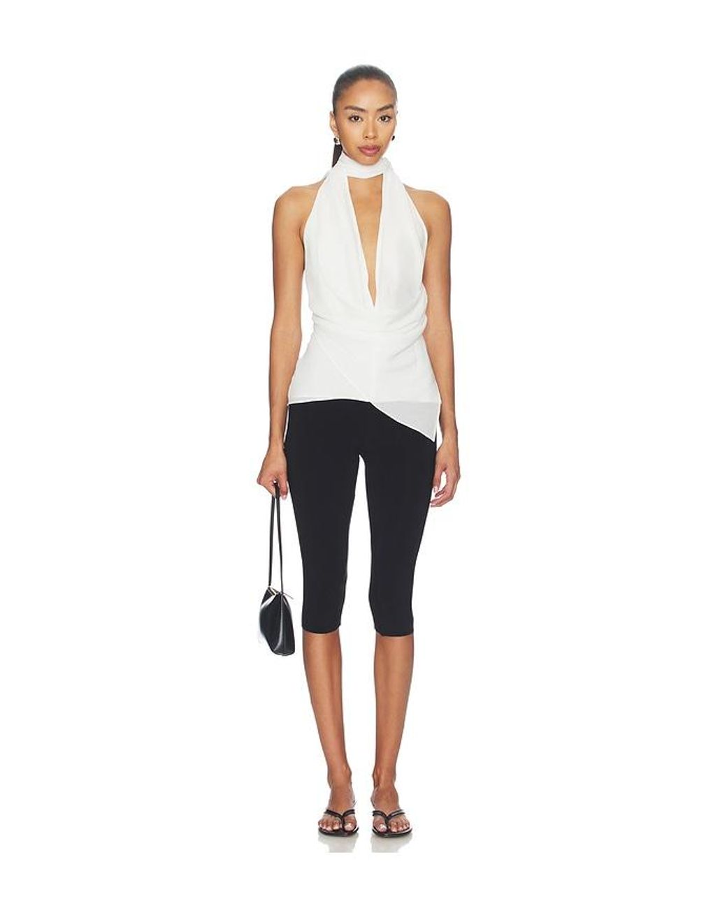 Lovers + Friends White Josephine Top