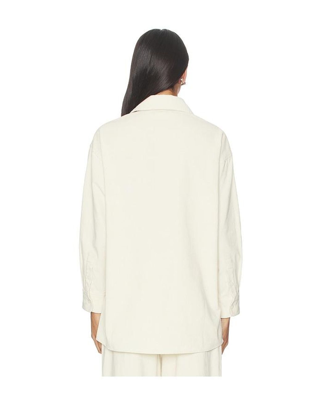 RUE SOPHIE White Roy Cord Shirt