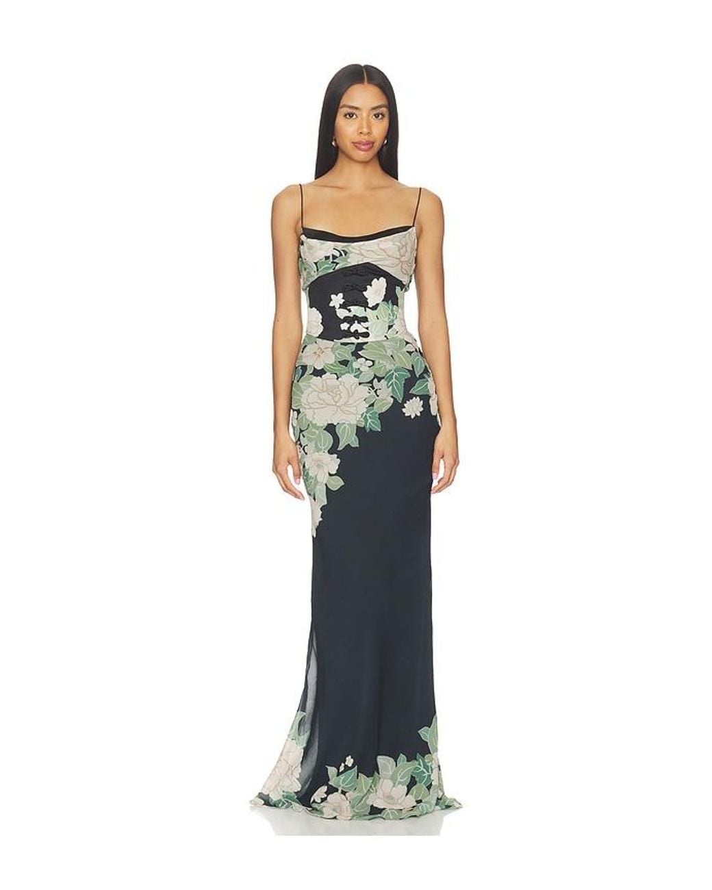 SAU LEE Blue Esme Dress