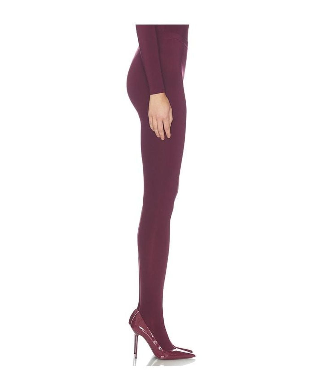 Naked Wardrobe Red Naked Closed Toe Legging