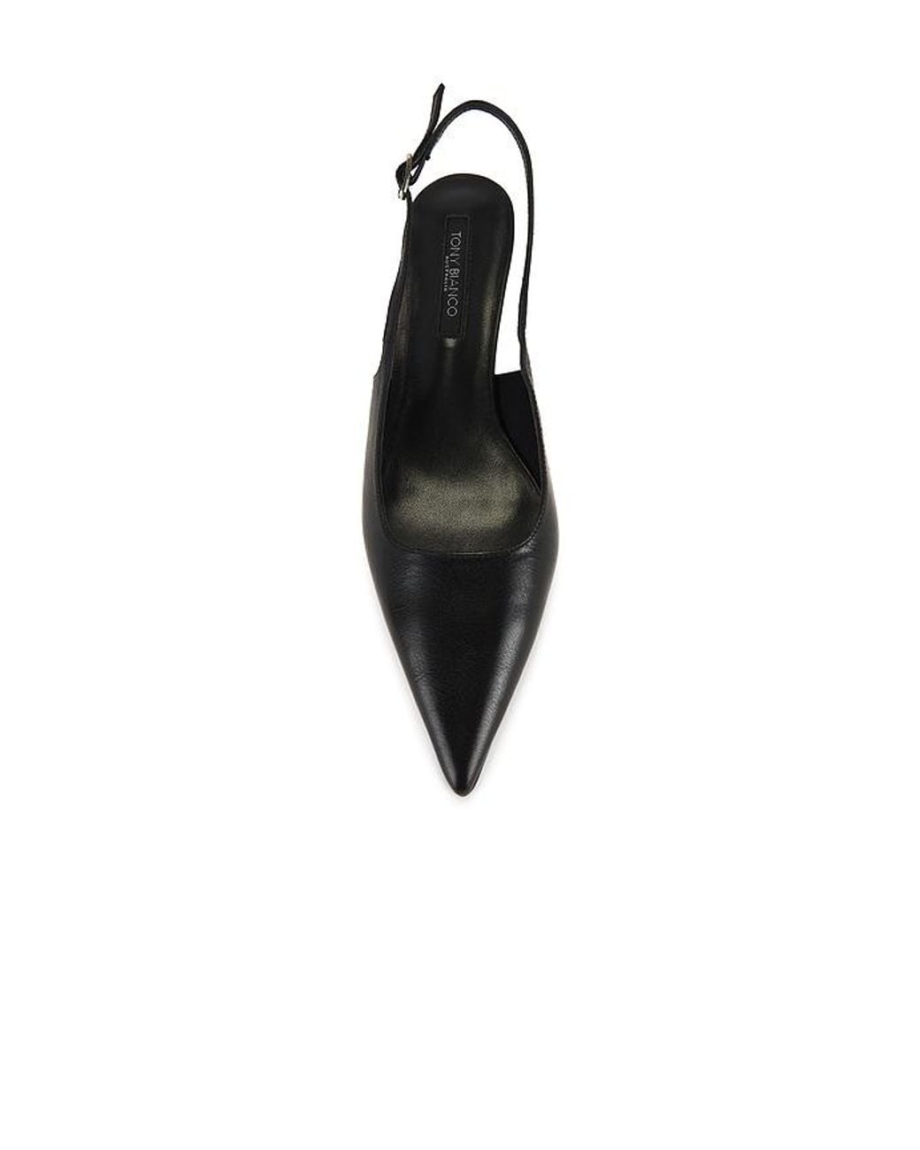 Tony Bianco Black Crush Slingback Pump